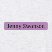 アイアンオンガールズウェアのラベルパステル名 ラベル (デザイン1)