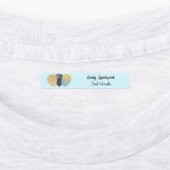 アイアンオンティール（緑がかった色）グリッターパーティーバルーン ラベル (貼付)