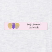 アイアンオンパープルグリッターパーティーバルーン ラベル (デザイン1)