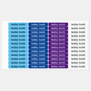 アイアンオンボーイズ服ラベルパステル名 ラベル