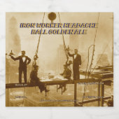 アイアンカスタマイズワーカーヘッドエイクボールホームベレブン ビールラベル (シングルラベル)