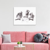 アイアンカルアーティストフール キャンバスプリント (インサイチュ (リビング))