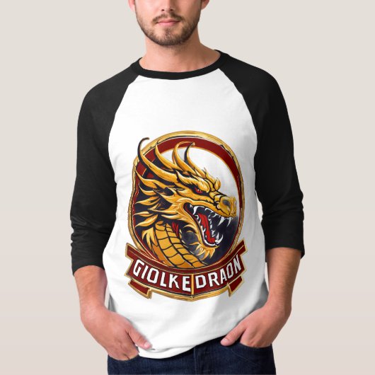 アイアンクラッド ゴールデンドラゴン フープス Tシャツ (正面)