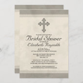 アイアンクロスブライダルシャワー招待状 招待状 (正面/裏面)