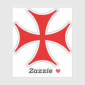 アイアンクロス(赤) シール (シート)