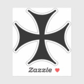 アイアンクロス(黒) シール (シート)