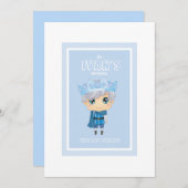 アイアンザアイスプリンスの誕生日の招待 招待状 (正面/裏面)