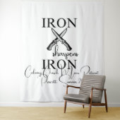 アイアンシャーペンズアイアンメンズリトリートフォトバックグラウンド タペストリー (インサイチュ)