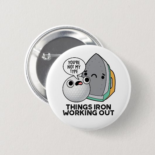 アイアンパンをアイロンおもしろいで仕上げる 缶バッジ (正面&裏面)