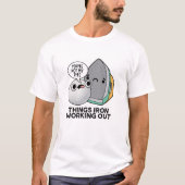アイアンパンをアイロンおもしろいで仕上げる Tシャツ (正面)