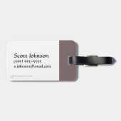 アイアンヒルドワーフ映画アイコン ラゲッジタグ (裏面横)