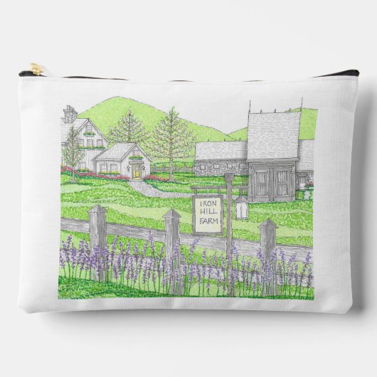 アイアンヒルファームラージアクセサリーバッグ アクセサリーポーチ (正面)