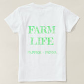 アイアンヒルファームTシャツ Tシャツ (デザイン裏面)