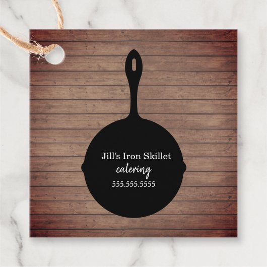 アイアンフライレットケータリング食品事業 フェイバータグ (正面)