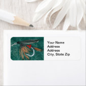 アイアンブルーダントラウトフライ差出人住所ラベル ラベル (インサイチュ)