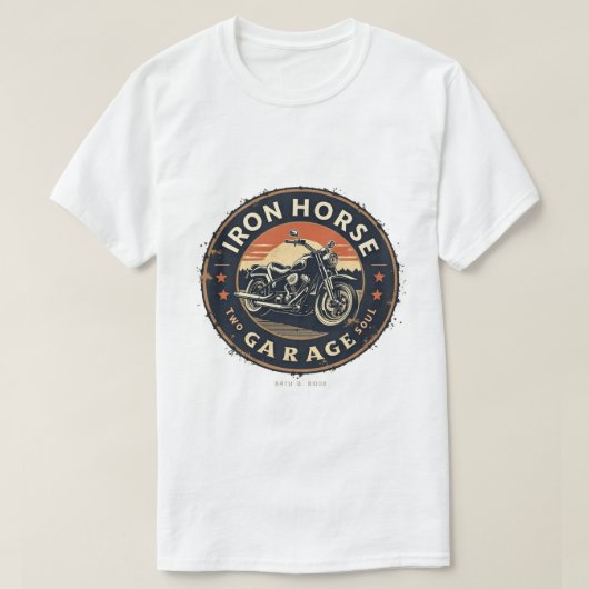 アイアンホースガレージ Tシャツ (デザイン正面)