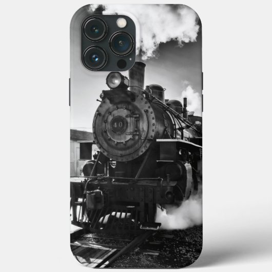 アイアンホース – アンティークスチームトレインケースメイトiPhone Case-Mate iPhoneケース (裏面)