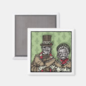 アイアンマスクカロラーズマグネットポップ・アートのゴシックホリデー マグネット (正面/裏面)