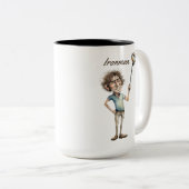 アイアンマンゴルファー ツートーンマグカップ (正面右)