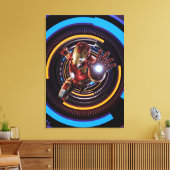 アイアンマン キャンバスプリント (インサイチュ (リビング))