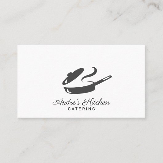 アイアンモダンスキレットケータリング 名刺 (正面)
