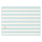 アイアンユーモアのあるバーンマークフォンキュートベビーブルーストライプの テーブルクロス (正面(横))