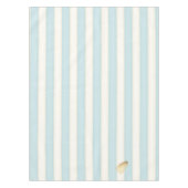 アイアンユーモアのあるバーンマークフォンキュートベビーブルーストライプの テーブルクロス (正面)