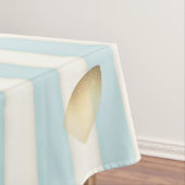 アイアンユーモアのあるバーンマークフォンキュートベビーブルーストライプの テーブルクロス (インサイチュ)