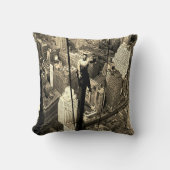 アイアンワーカーウェーブ88階エンパイアステートビル クッション (正面)