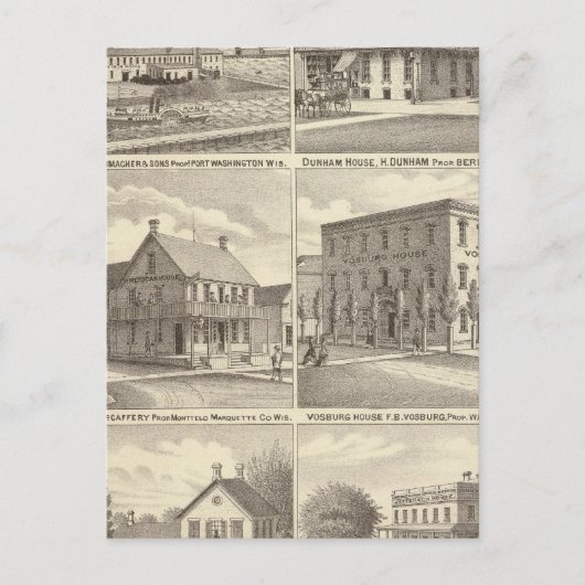 アイアンワークス、ホテル&レジデンシズインポートワシントン ポストカード (正面)