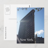 アイアン平らにして ポストカード (正面/裏面)