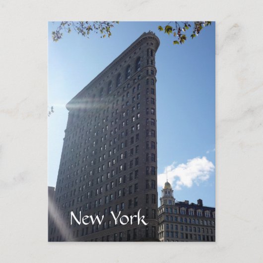 アイアン平らにして ポストカード (正面)