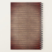 アイアン素朴スキレットケータリングレストランビジネス プランナー手帳 (裏面)