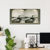 アイアン離れオーボートズザSoo - ヴィンテージ立体視 ポスター (ホームオフィス)