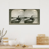 アイアン離れオーボートズザSoo - ヴィンテージ立体視 ポスター (キッチン)