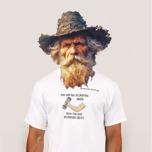 アイアン・パンピングには年を取りすぎた Tシャツ