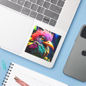 アイアートバード シール (ノートパソコンとiPhone)