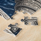 アイアート宇宙飛行士宇宙 ジグソーパズル (側面)