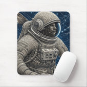 アイアート宇宙飛行士宇宙 マウスパッド (マウス)