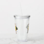 アイア感じスリーレトロおもしろい主婦 アクリルタンブラー (左)