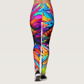 アイア鮮やかート レギンス (裏面)