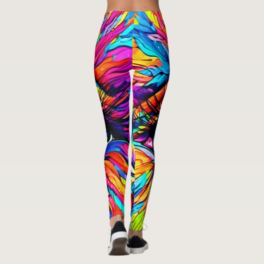 アイア鮮やかート レギンス (裏面)