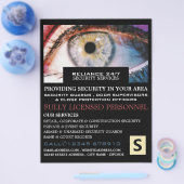 アイイスタイリッシュメージ、セキュリティ担当者広告の チラシ (シングル)