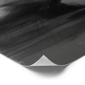 アイイメージ、木炭スケッチ。かわいい子猫 ポスター (角)