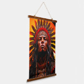 アイインディアンアートワーク 吊り下げ型タペストリー (傾斜あり)