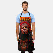 アイインディアン エプロン (着用した状態)