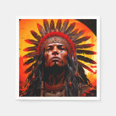 アイインディアン スタンダードカクテルナプキン (正面)