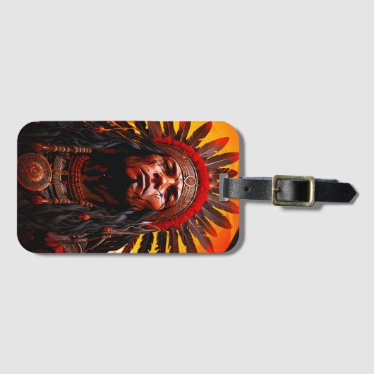 アイインディアン ラゲッジタグ (正面横)