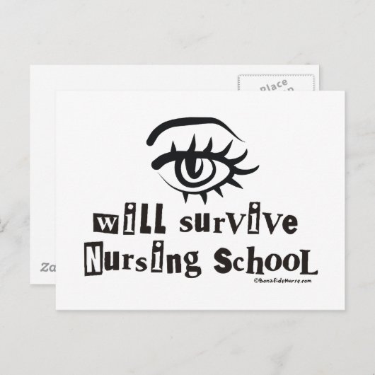 アイウィル生き延び看護学校 ポストカード (正面/裏面)