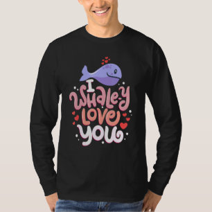 アイウィーリーラブユーハッピーバレンタインデー引用文 Tシャツ